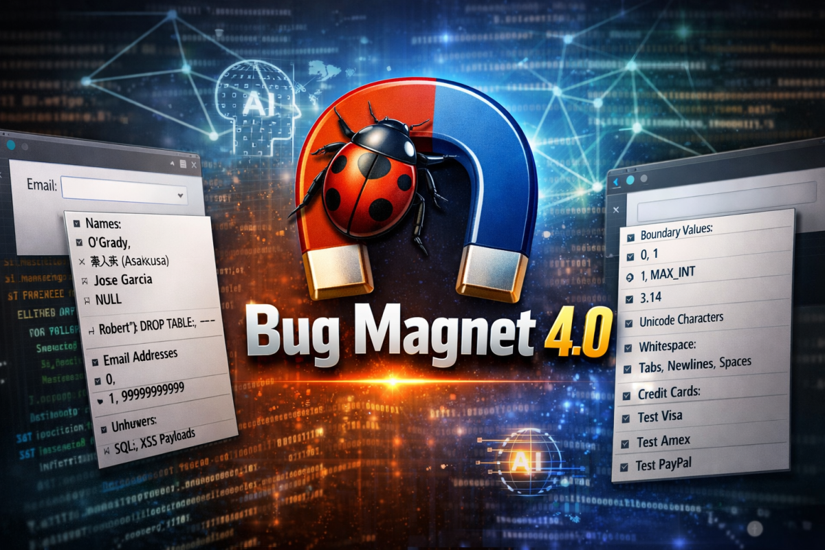 Bug Magnet 4.0: הכלי הקטן שמשנה את הדרך שבה אנחנו חושבים על&nbsp;בדיקות